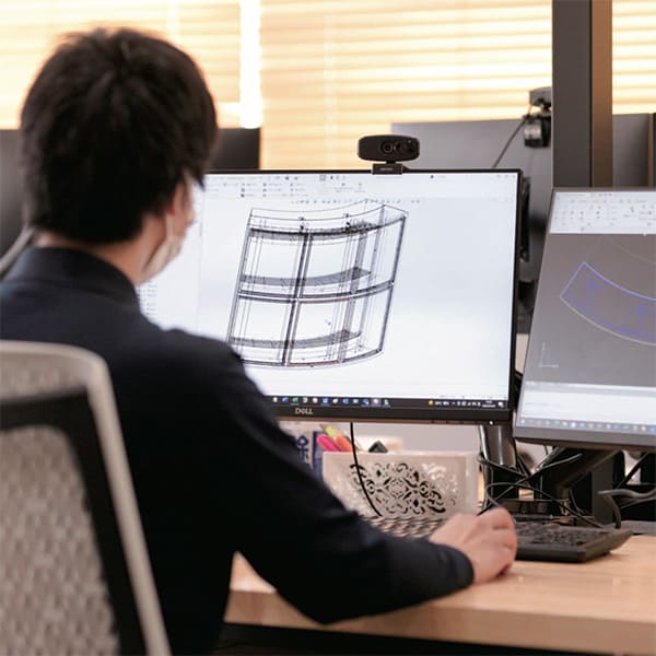 設計作業の写真